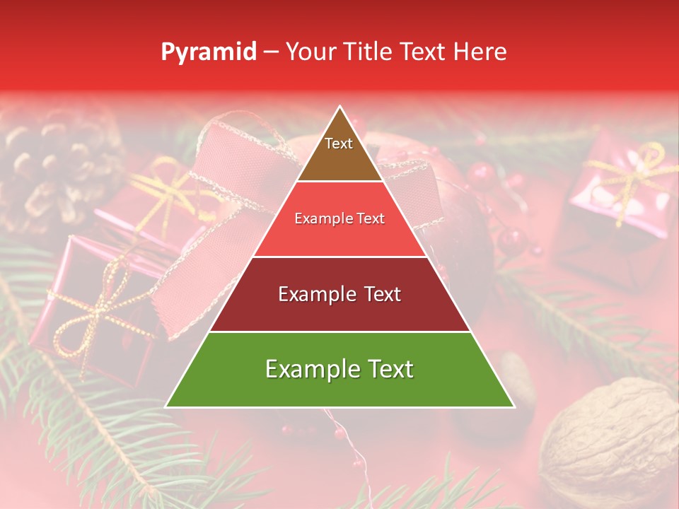 Decoration Tap Christmastide PowerPoint Template