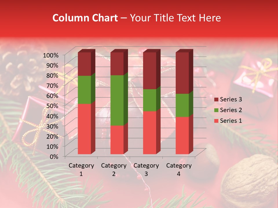 Decoration Tap Christmastide PowerPoint Template