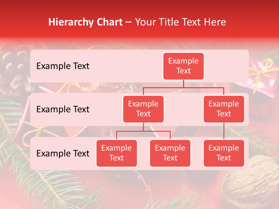 Decoration Tap Christmastide PowerPoint Template
