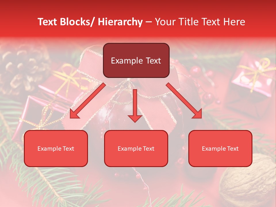 Decoration Tap Christmastide PowerPoint Template