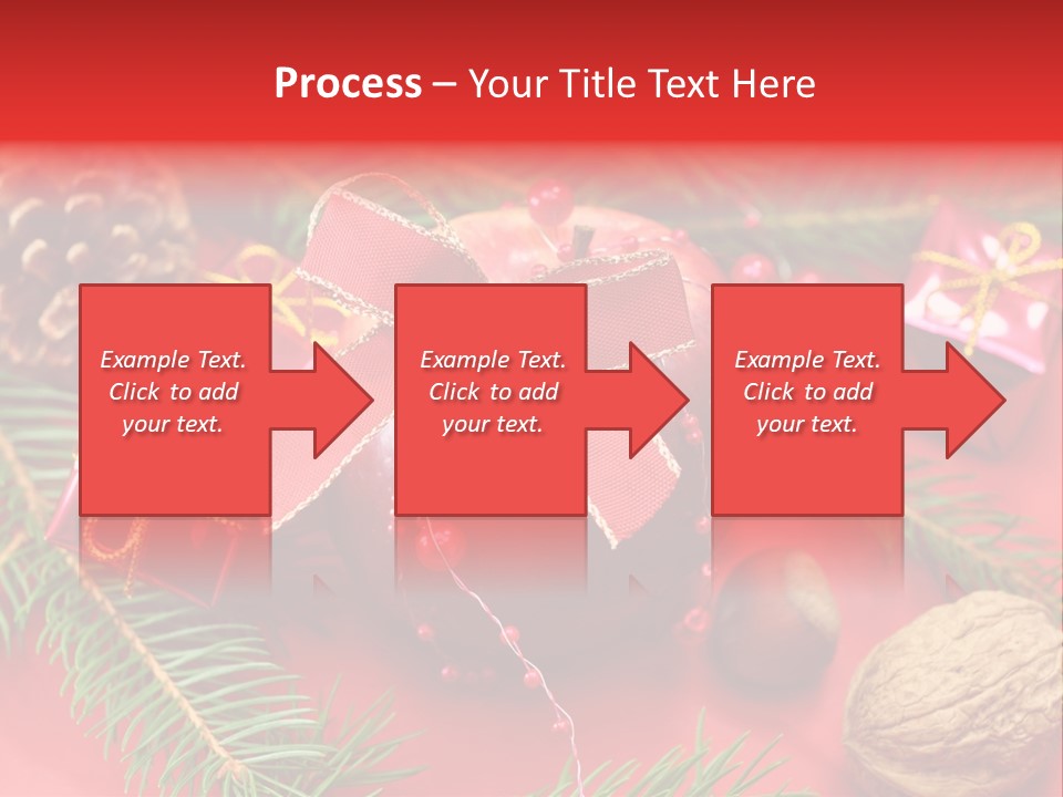 Decoration Tap Christmastide PowerPoint Template