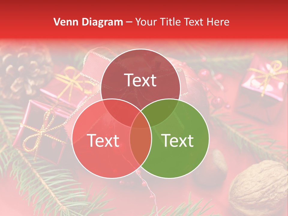 Decoration Tap Christmastide PowerPoint Template