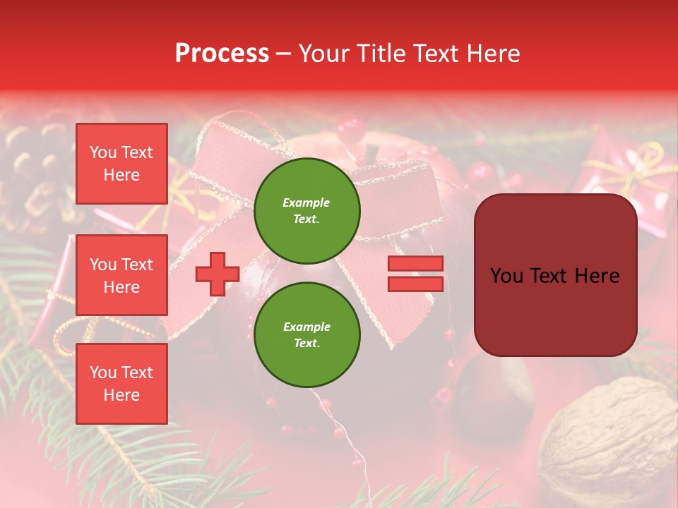 Decoration Tap Christmastide PowerPoint Template