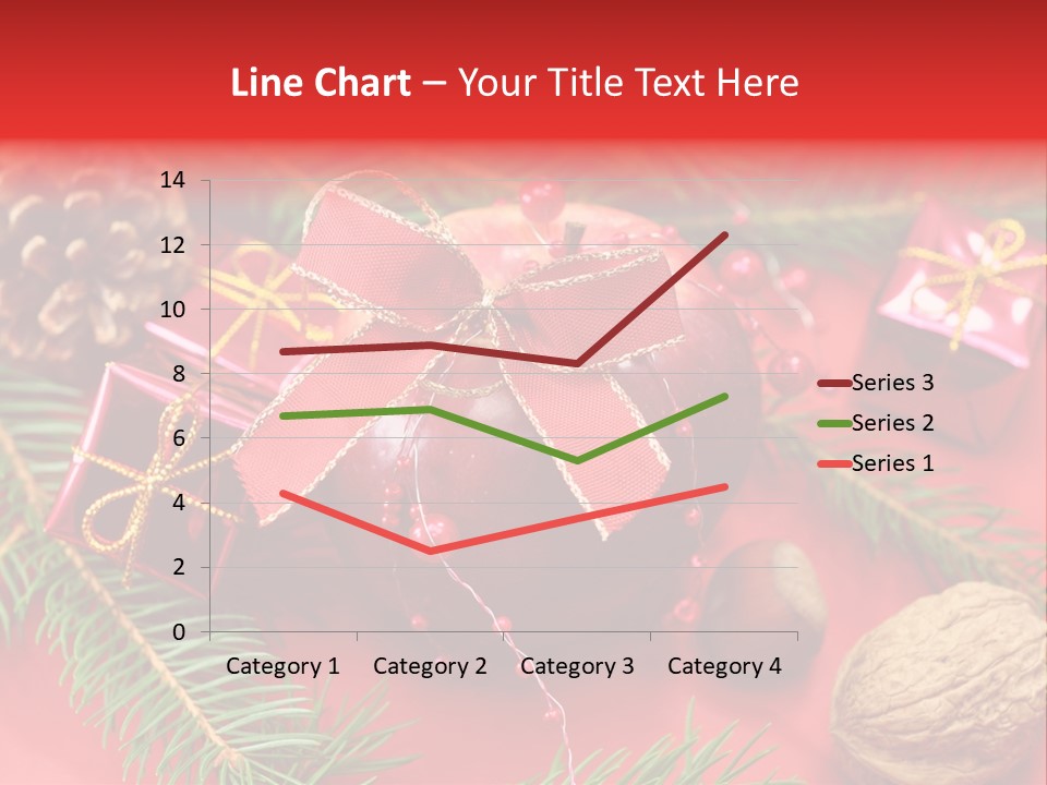 Decoration Tap Christmastide PowerPoint Template