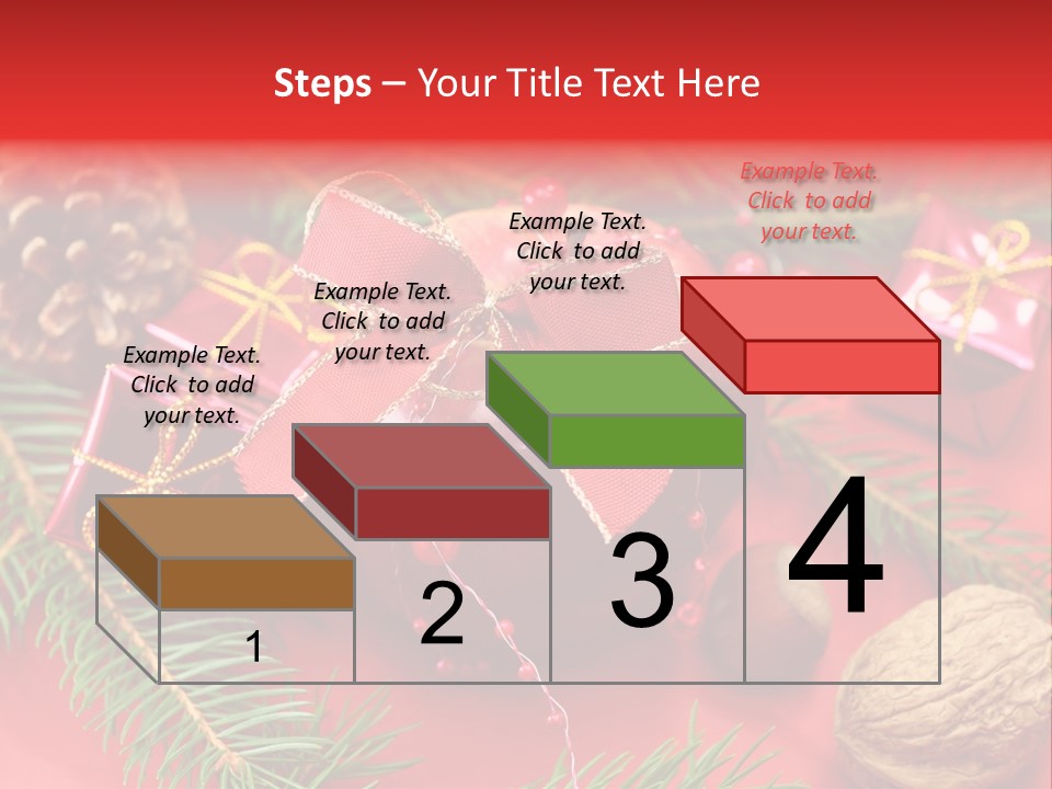 Decoration Tap Christmastide PowerPoint Template