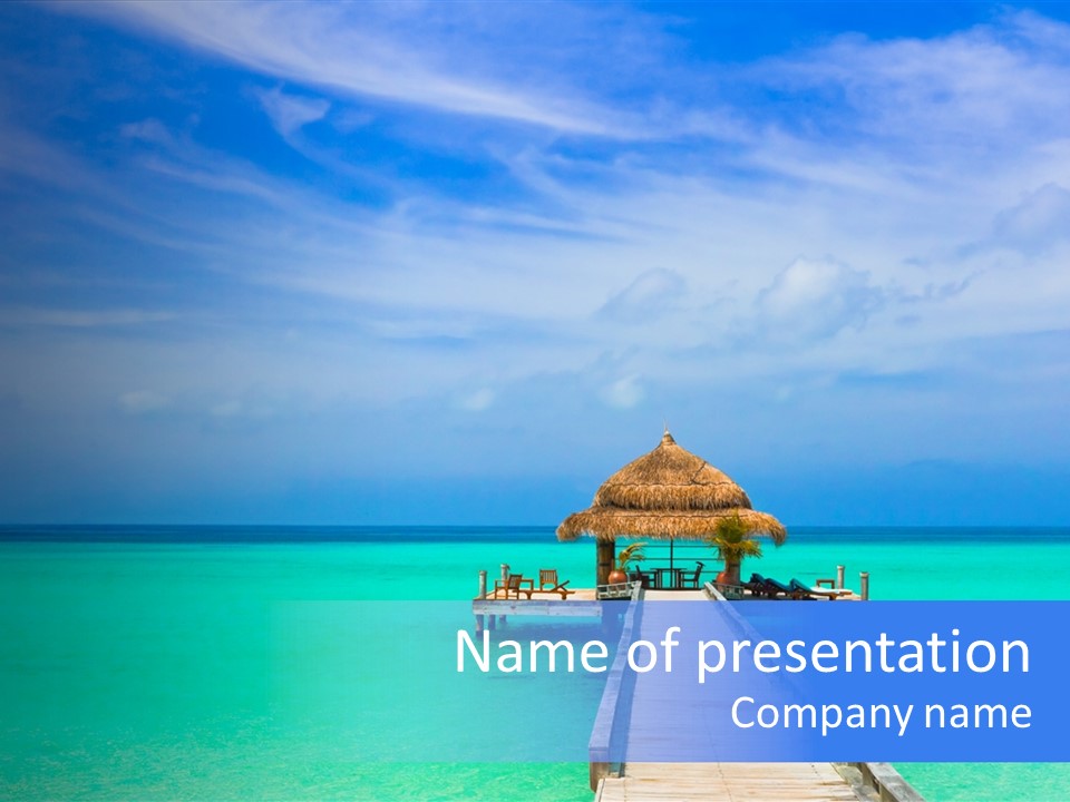 Bar Sea Beauty PowerPoint Template