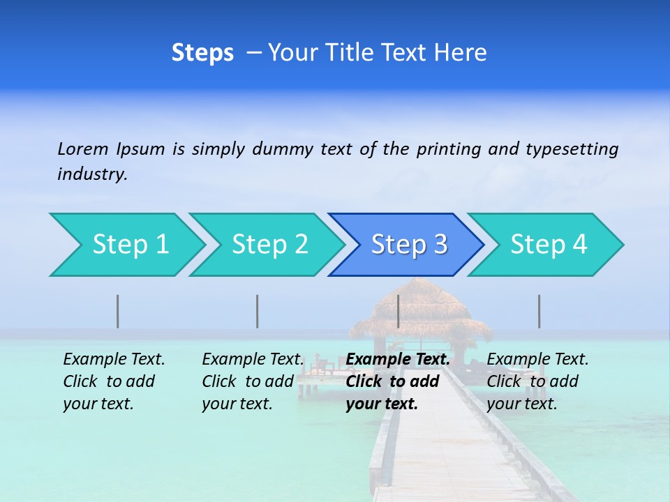 Bar Sea Beauty PowerPoint Template