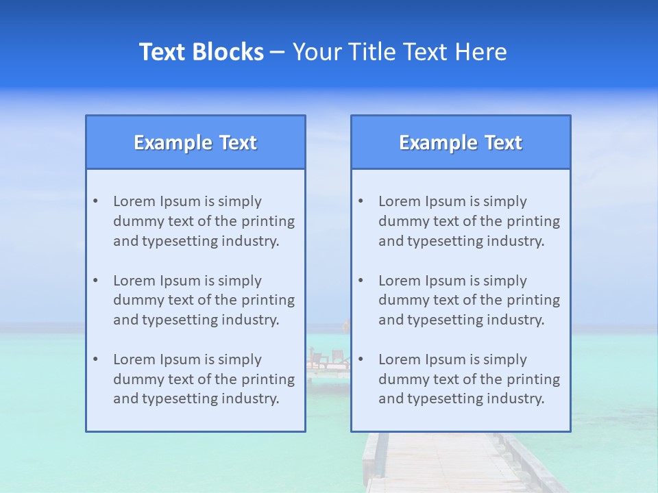 Bar Sea Beauty PowerPoint Template