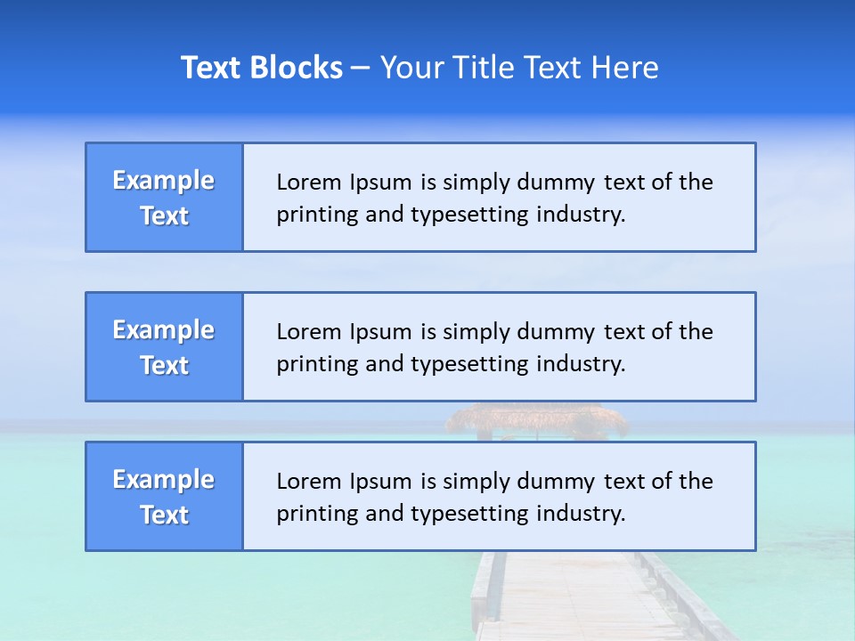 Bar Sea Beauty PowerPoint Template