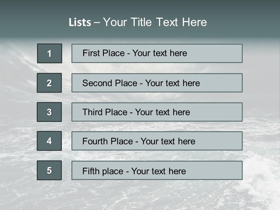 Dramatic Fresh Outdoor PowerPoint Template