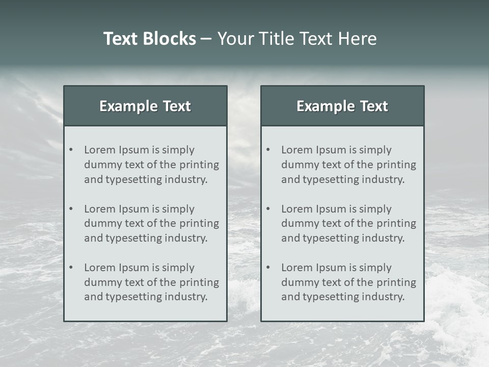 Dramatic Fresh Outdoor PowerPoint Template
