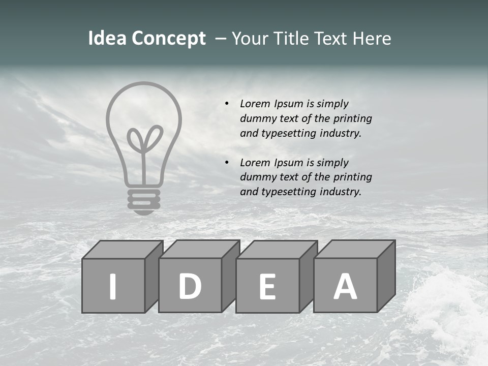 Dramatic Fresh Outdoor PowerPoint Template