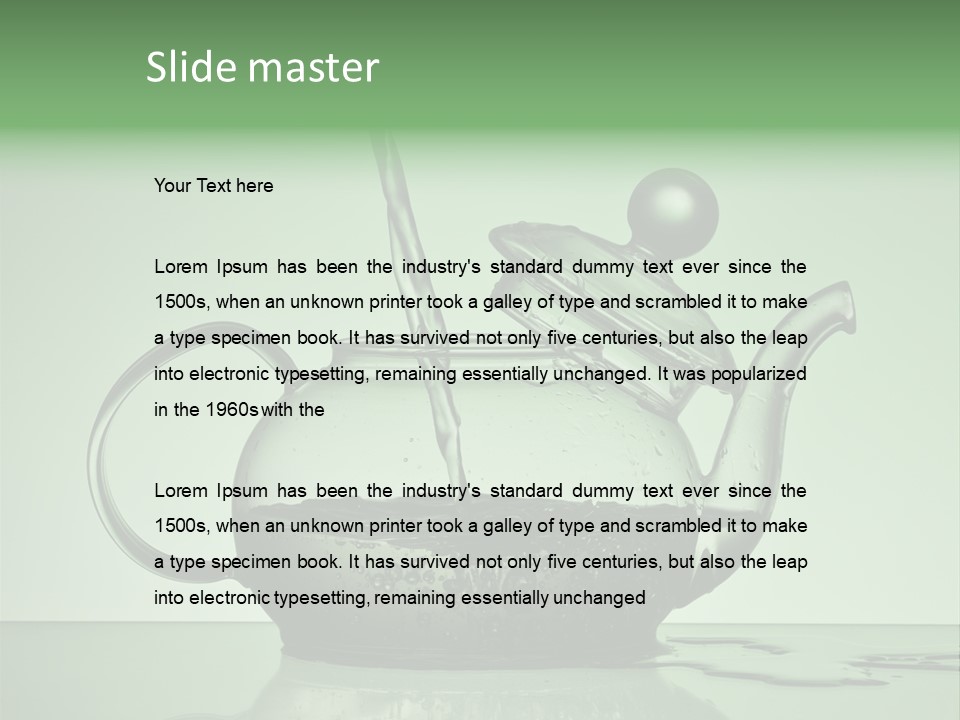 British Glass Relax PowerPoint Template