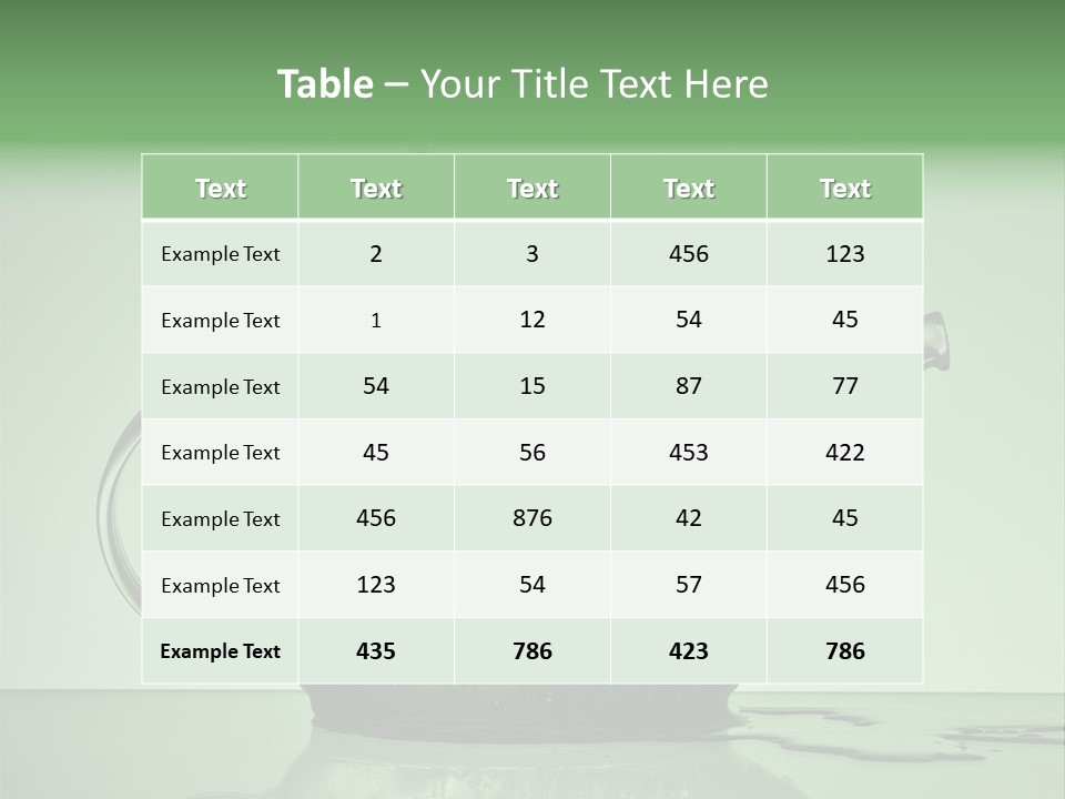 British Glass Relax PowerPoint Template