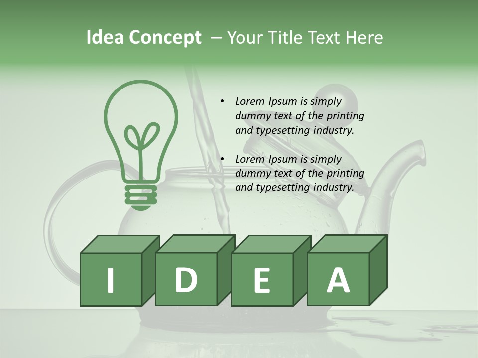 British Glass Relax PowerPoint Template