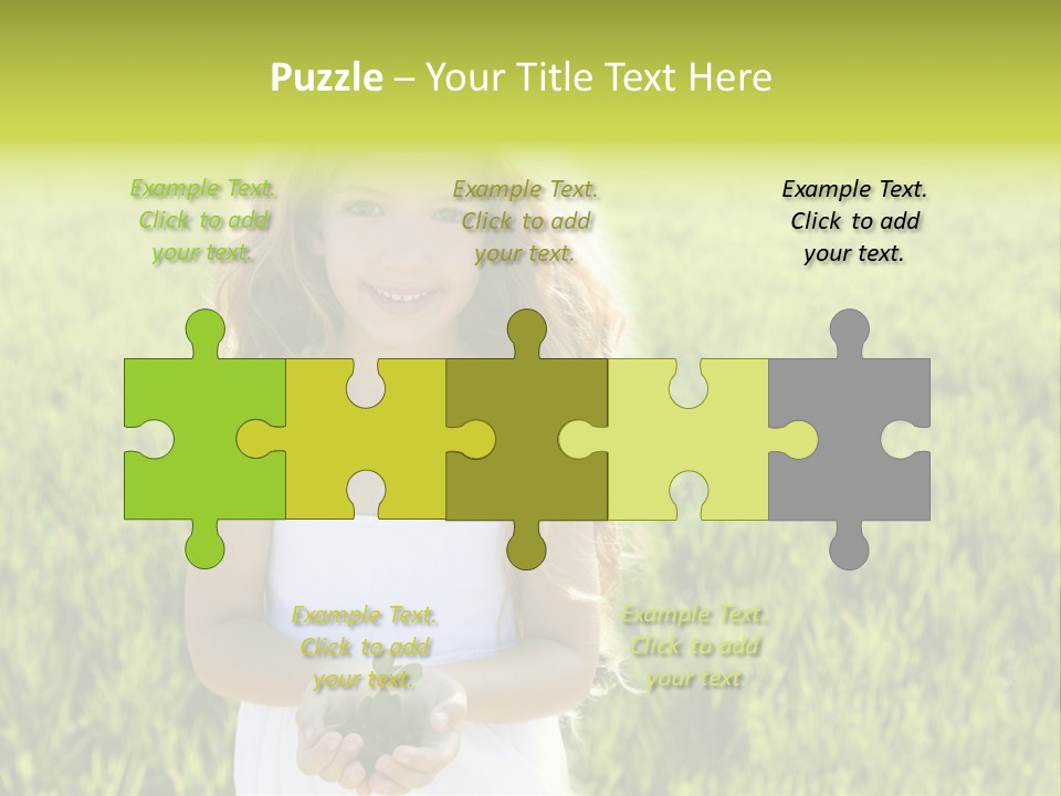 Pretty Grass Beautiful PowerPoint Template