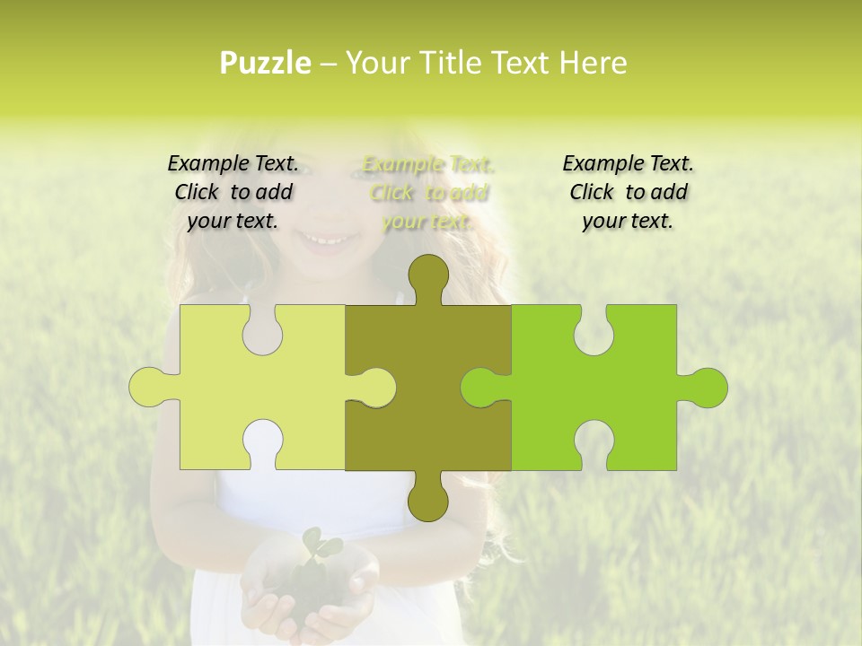 Pretty Grass Beautiful PowerPoint Template