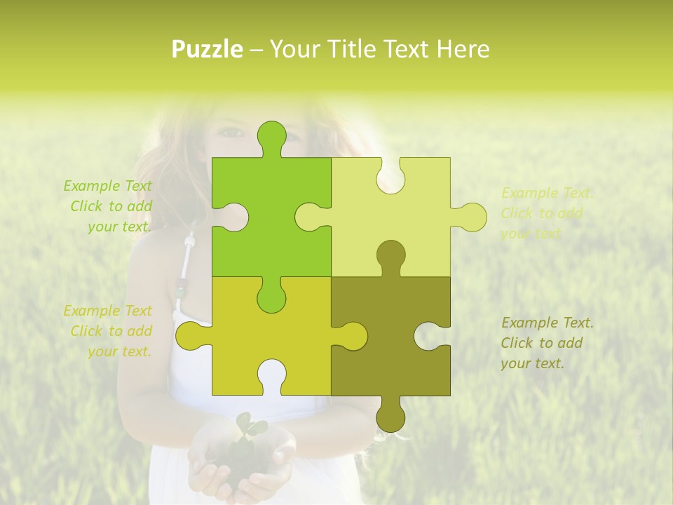Pretty Grass Beautiful PowerPoint Template