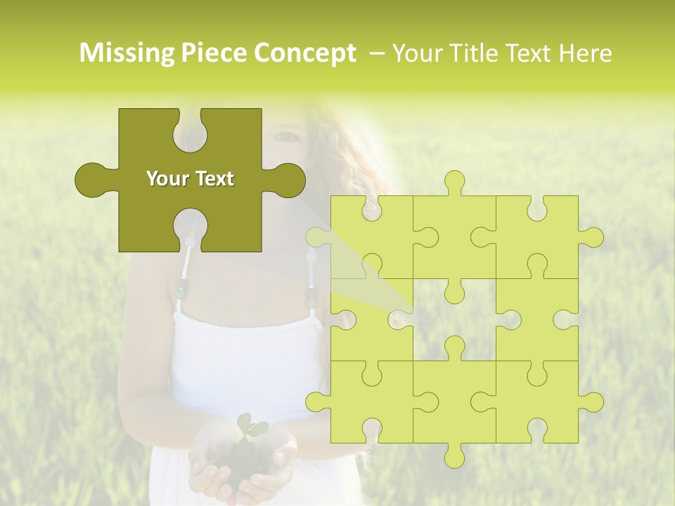 Pretty Grass Beautiful PowerPoint Template