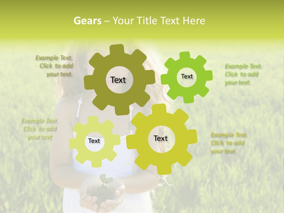 Pretty Grass Beautiful PowerPoint Template