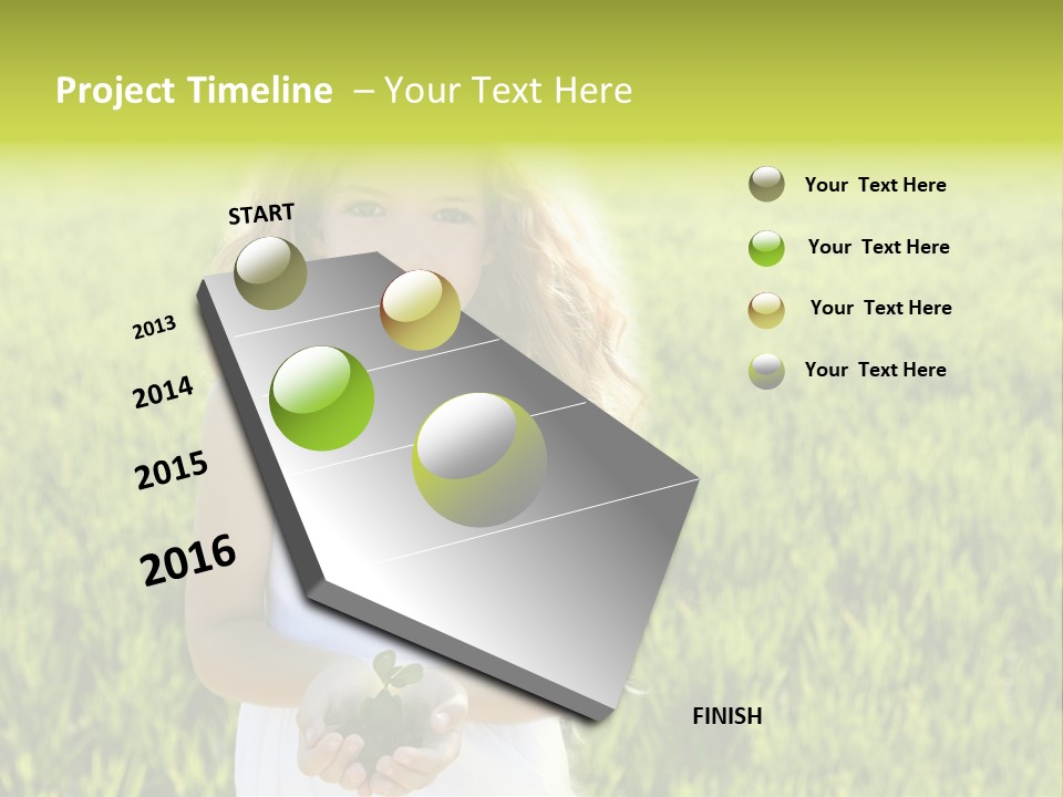 Pretty Grass Beautiful PowerPoint Template