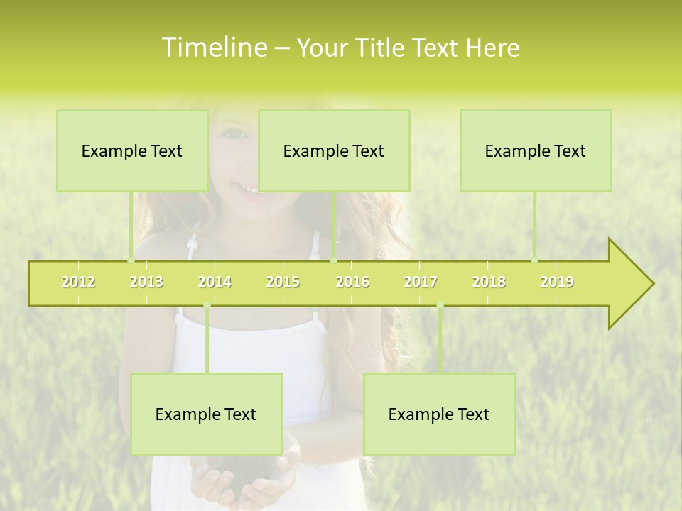 Pretty Grass Beautiful PowerPoint Template