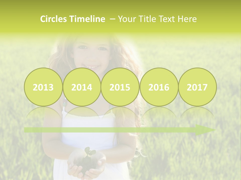 Pretty Grass Beautiful PowerPoint Template