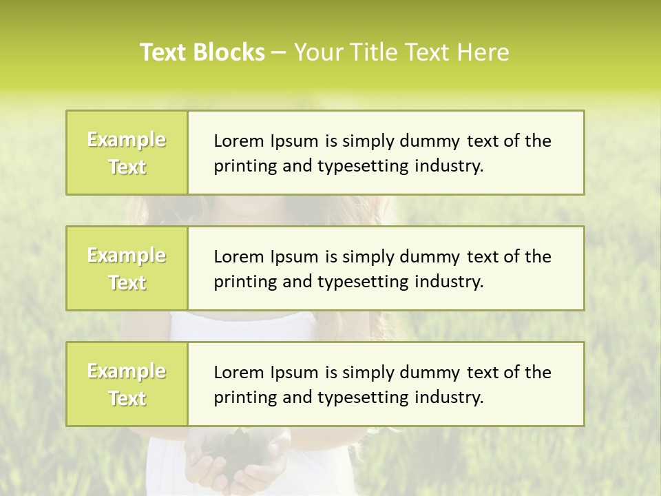 Pretty Grass Beautiful PowerPoint Template