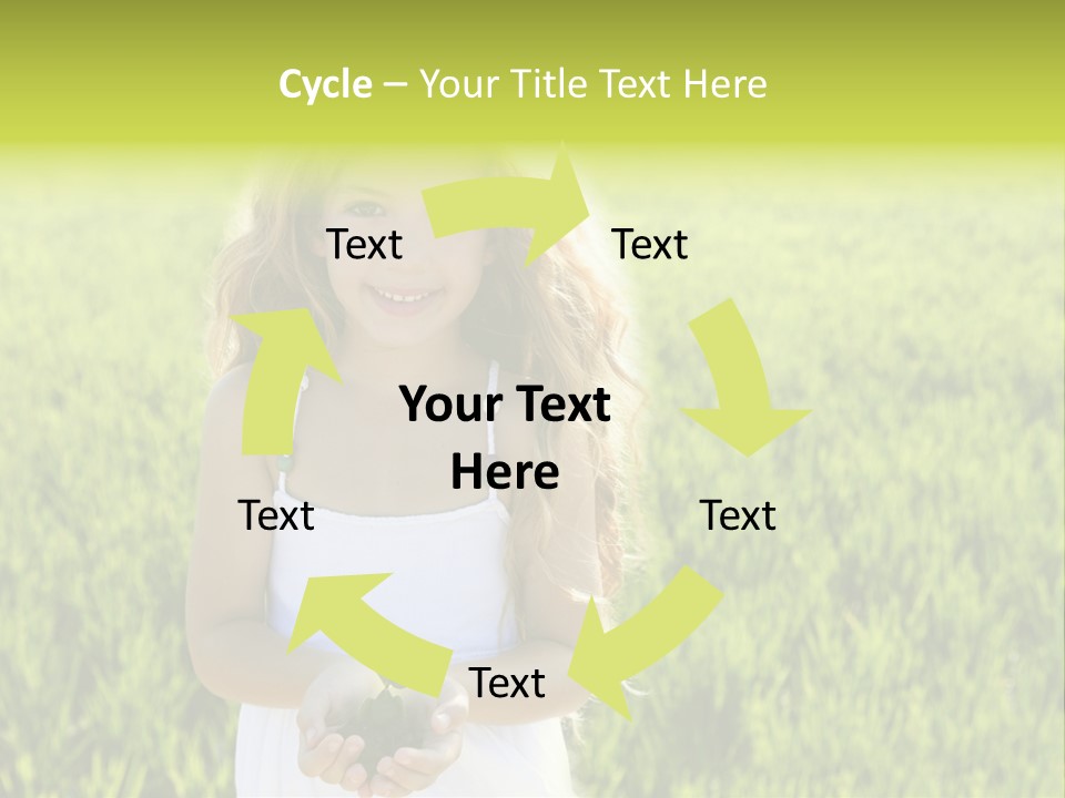 Pretty Grass Beautiful PowerPoint Template