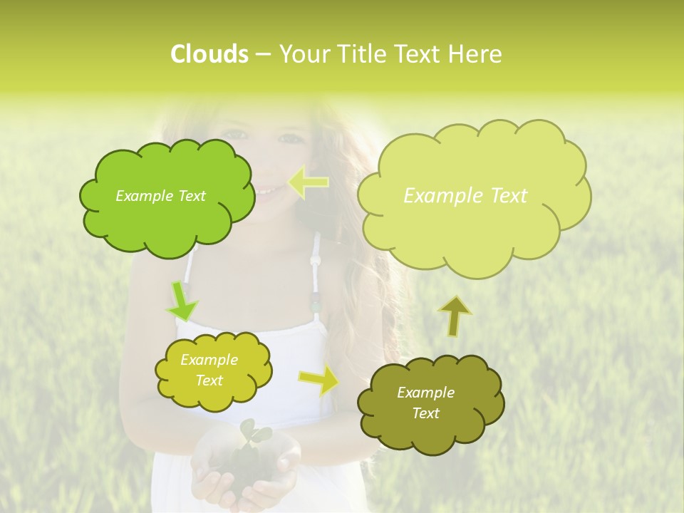 Pretty Grass Beautiful PowerPoint Template