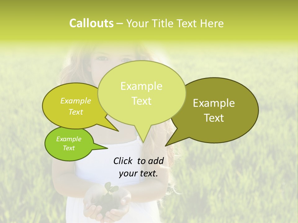 Pretty Grass Beautiful PowerPoint Template