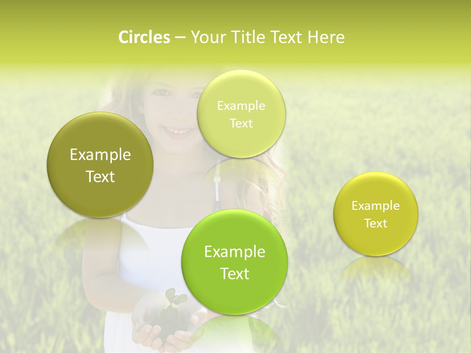 Pretty Grass Beautiful PowerPoint Template