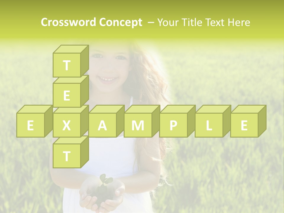 Pretty Grass Beautiful PowerPoint Template