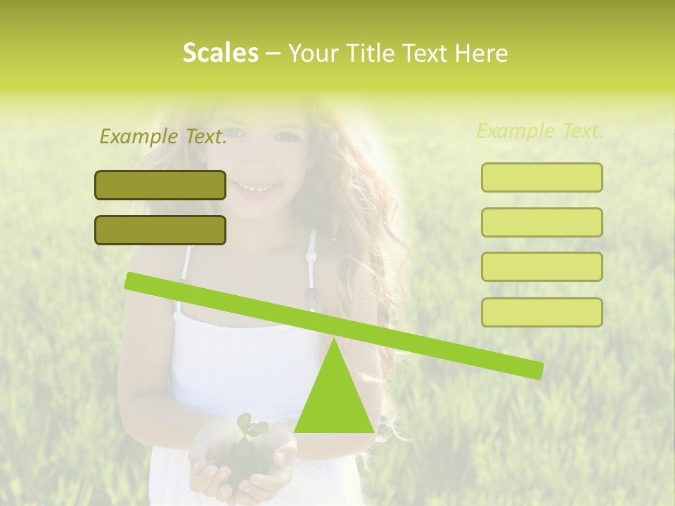 Pretty Grass Beautiful PowerPoint Template