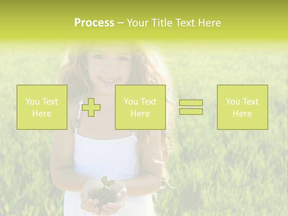 Pretty Grass Beautiful PowerPoint Template