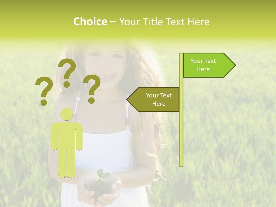 Pretty Grass Beautiful PowerPoint Template