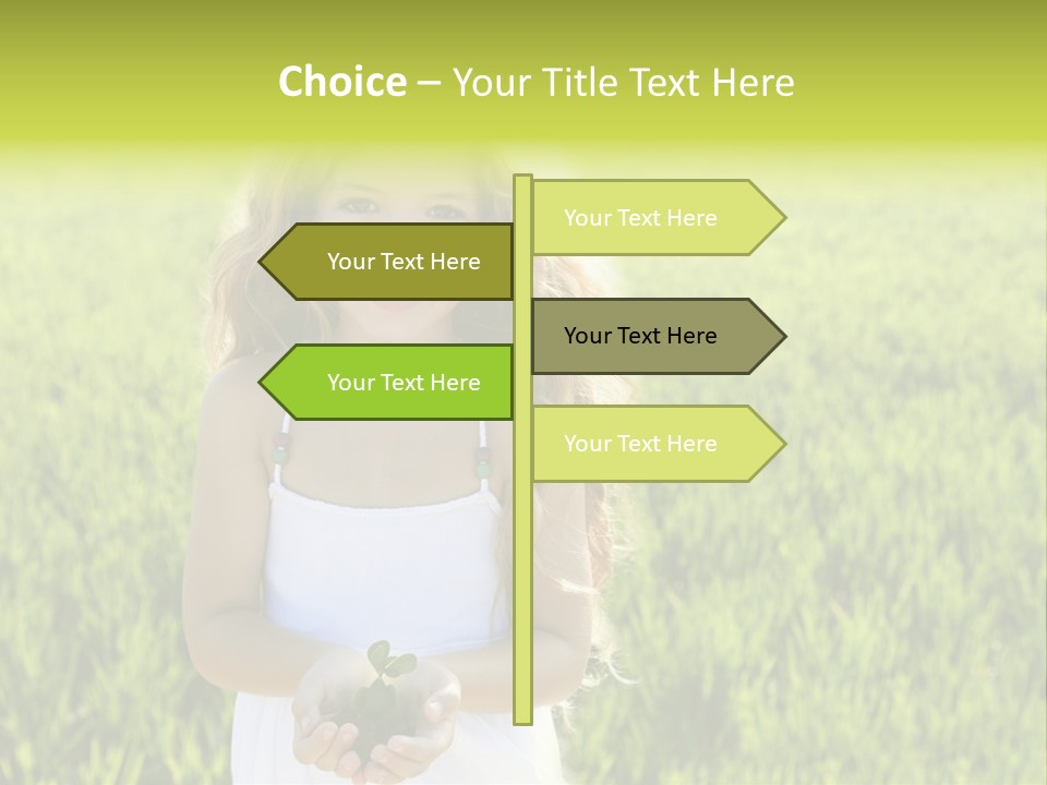 Pretty Grass Beautiful PowerPoint Template
