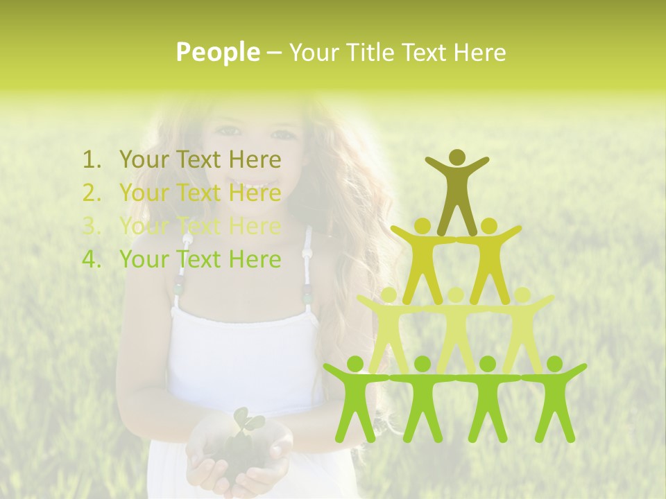 Pretty Grass Beautiful PowerPoint Template