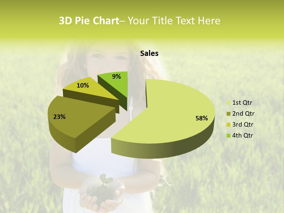 Pretty Grass Beautiful PowerPoint Template
