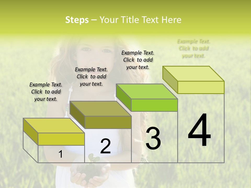 Pretty Grass Beautiful PowerPoint Template