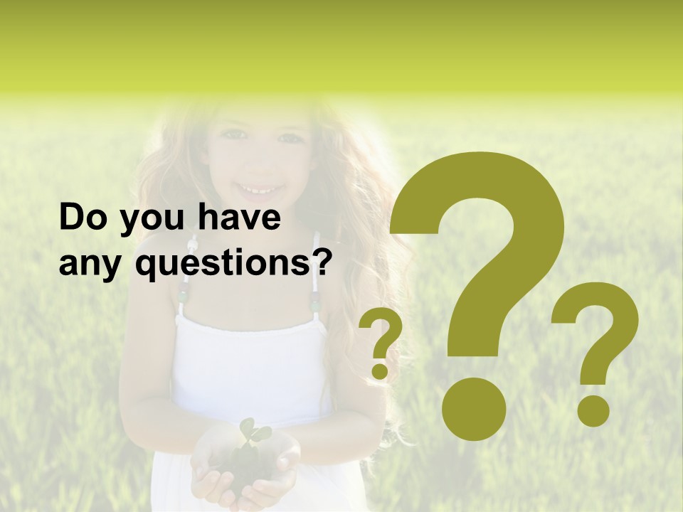 Pretty Grass Beautiful PowerPoint Template