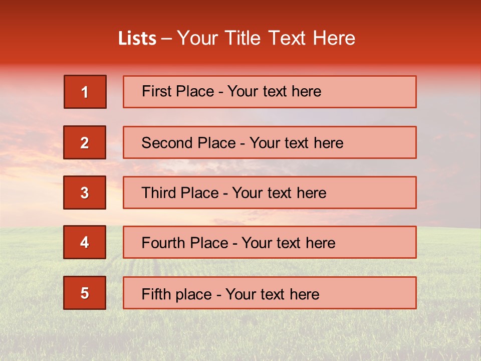 Beauty Park Ecology PowerPoint Template