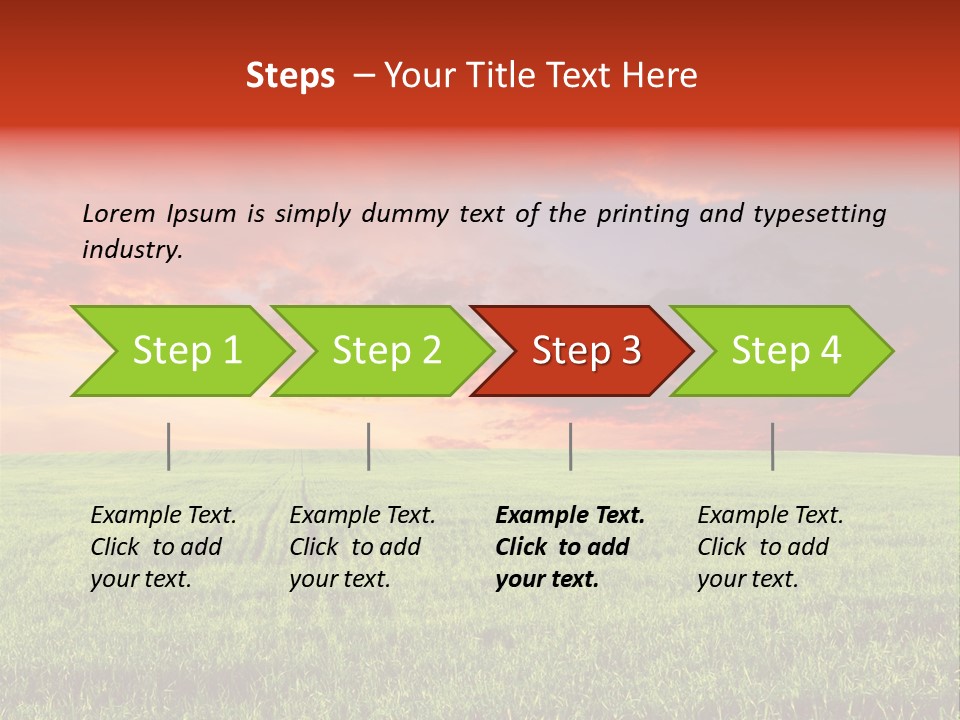 Beauty Park Ecology PowerPoint Template