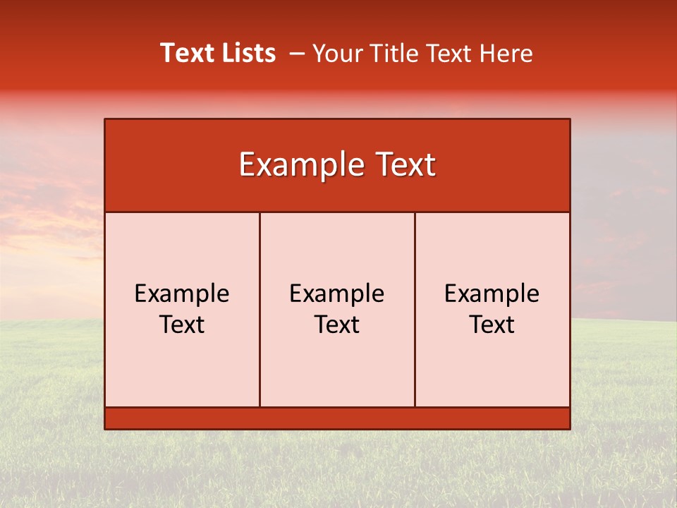 Beauty Park Ecology PowerPoint Template