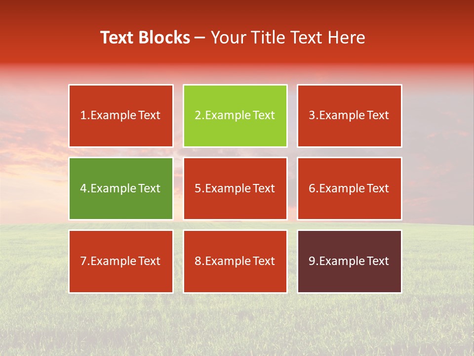 Beauty Park Ecology PowerPoint Template