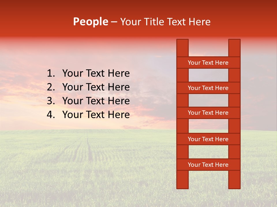 Beauty Park Ecology PowerPoint Template