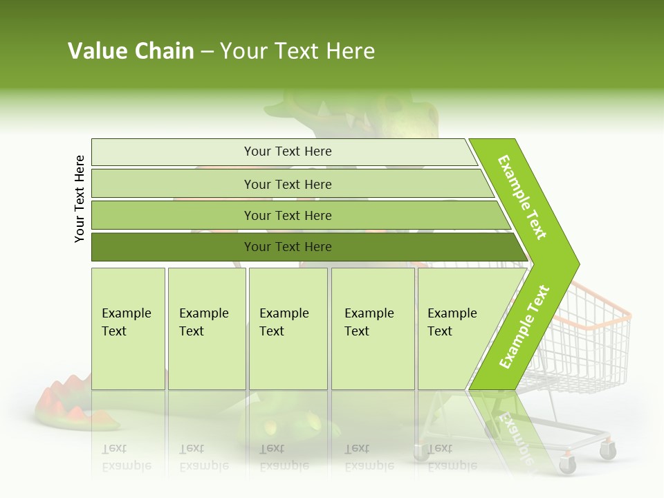 Wing Illustration Red PowerPoint Template