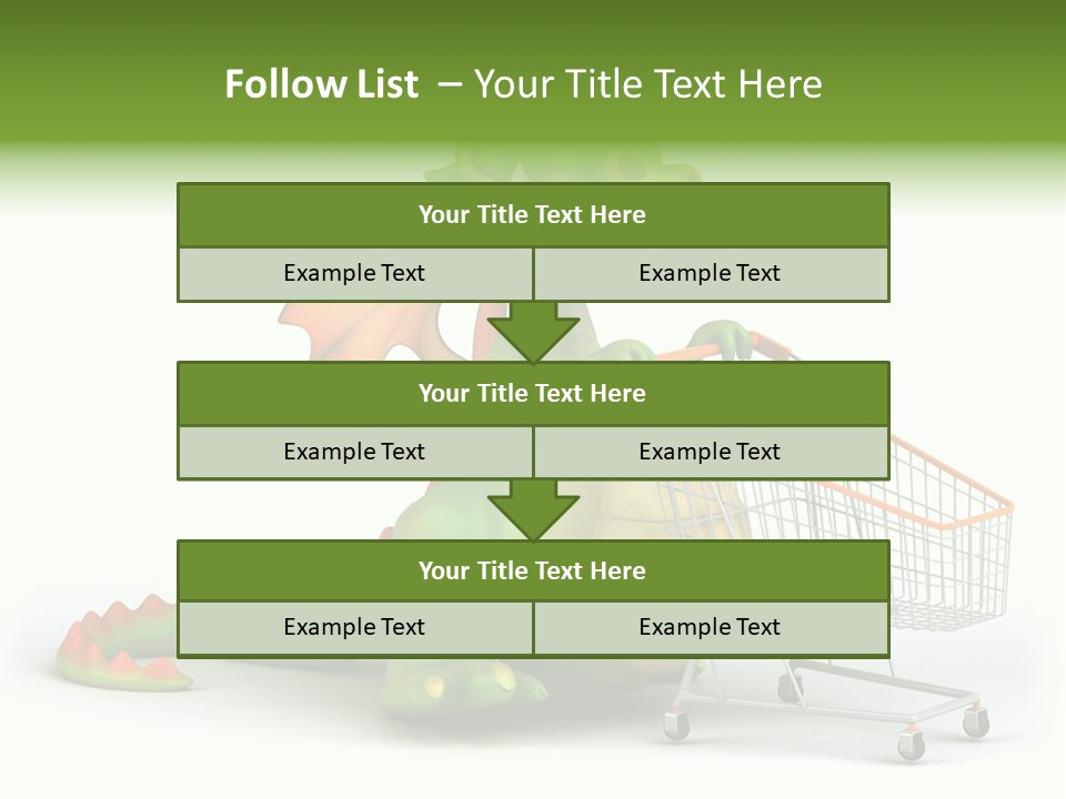 Wing Illustration Red PowerPoint Template