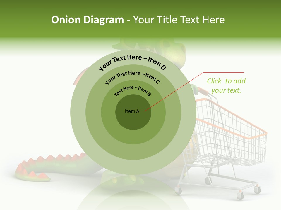 Wing Illustration Red PowerPoint Template