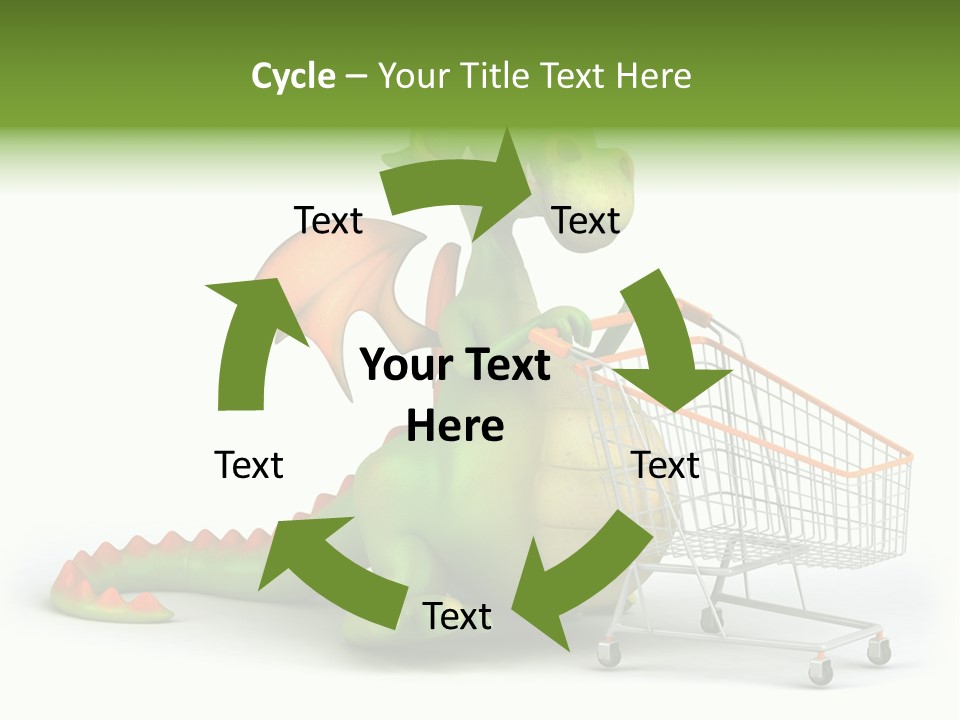 Wing Illustration Red PowerPoint Template